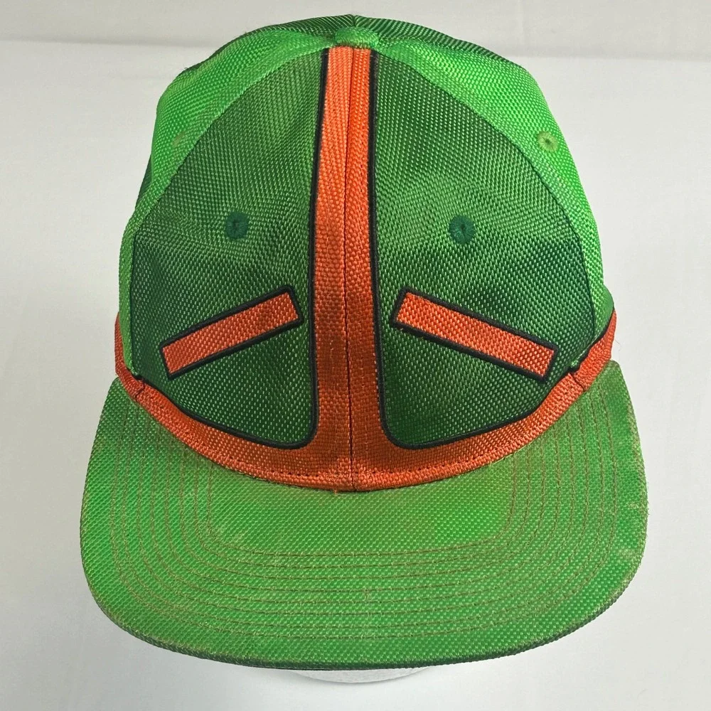 Hunter x Hunter Gon Freecss Snapback Hat Green Orange Anime Mesh Cap OSFM
